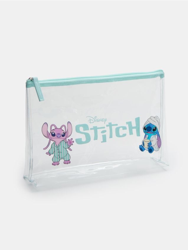 Sinsay - Kozmetická taštička Stitch - clear