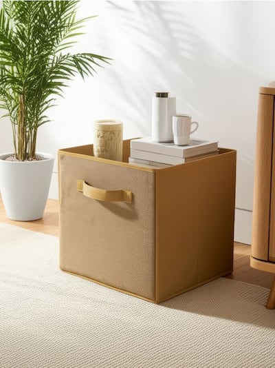 Складна коробка для зберігання з ручкою