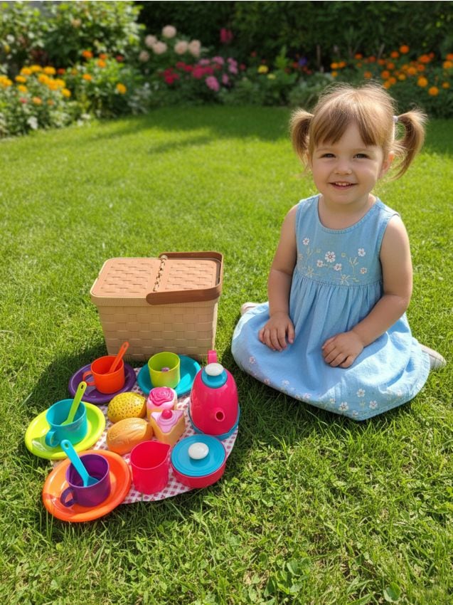 Sinsay - Set de joacă pentru picnic cu accesorii - multicolor