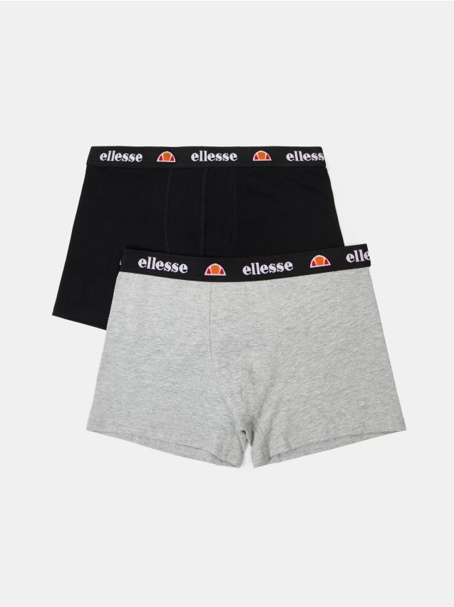 Sinsay - Boxeri cu viscoză Ellesse 2 pack - negru