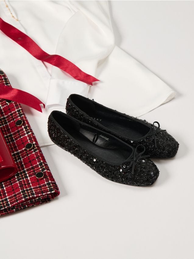 Sinsay - Balerínky - čierna