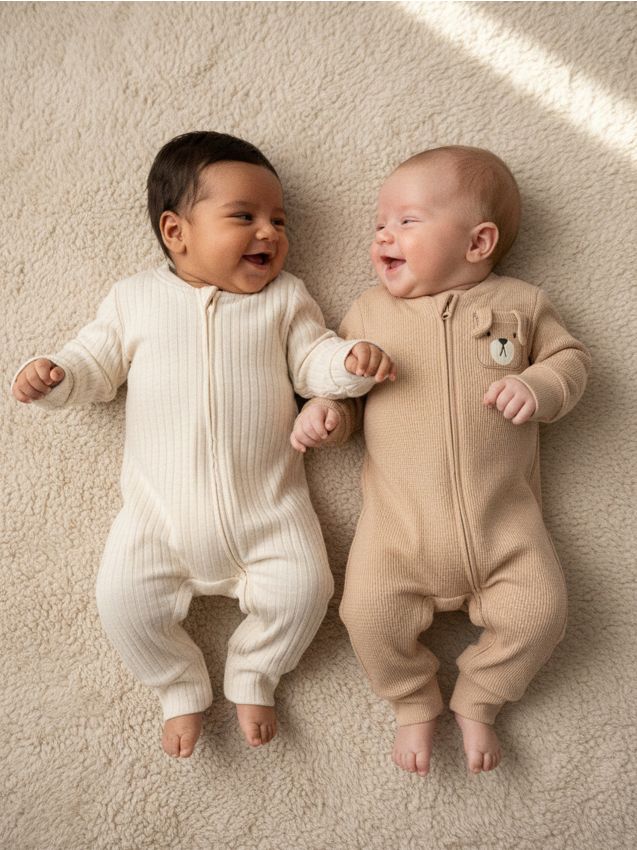 Sinsay - Súprava 2 overalov - béžová