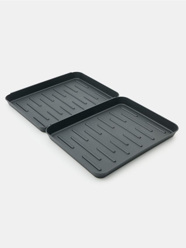 Sinsay - Tăvi pentru scurgerea pantofilor 2 pack - negru