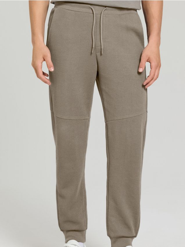 Sinsay - Pantaloni jogger - gri-maroniu
