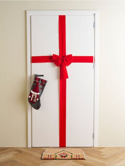 Dekoracja świąteczna w kształcie kokardy