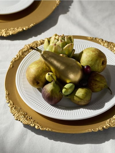 Σετ διακοσμητικών δίσκων με σχέδιο 2 τεμ.