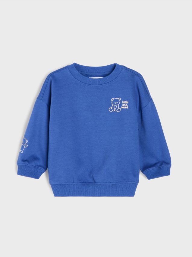 Sinsay - Crewneck sweatshirt s motivom medvjedića
