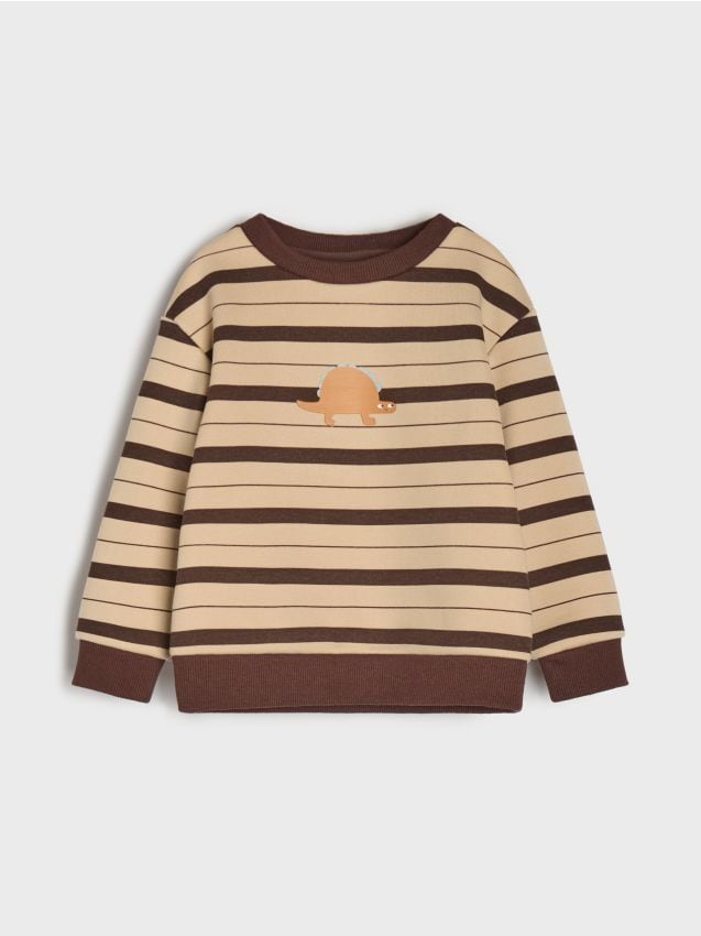 Sinsay - Bluză călduroasă cu guler rotund (crewneck) - nude