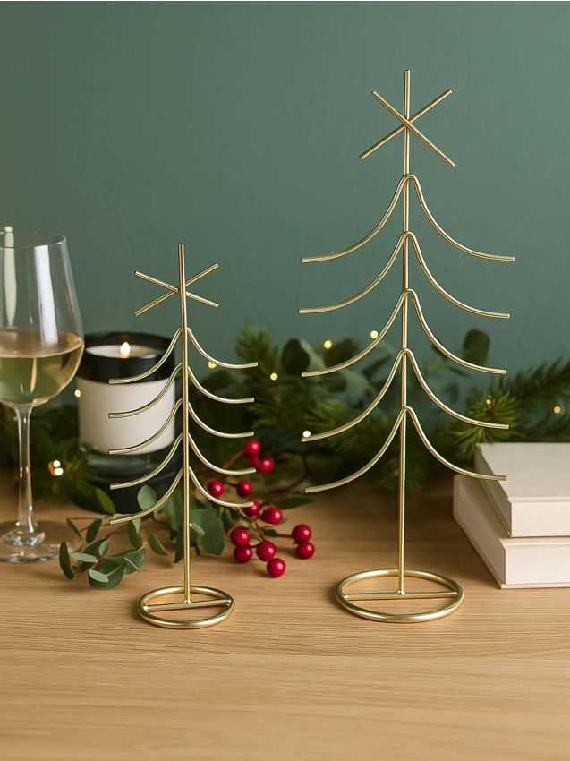 Sinsay - Set de 2 decorațiuni de Crăciun - auriu