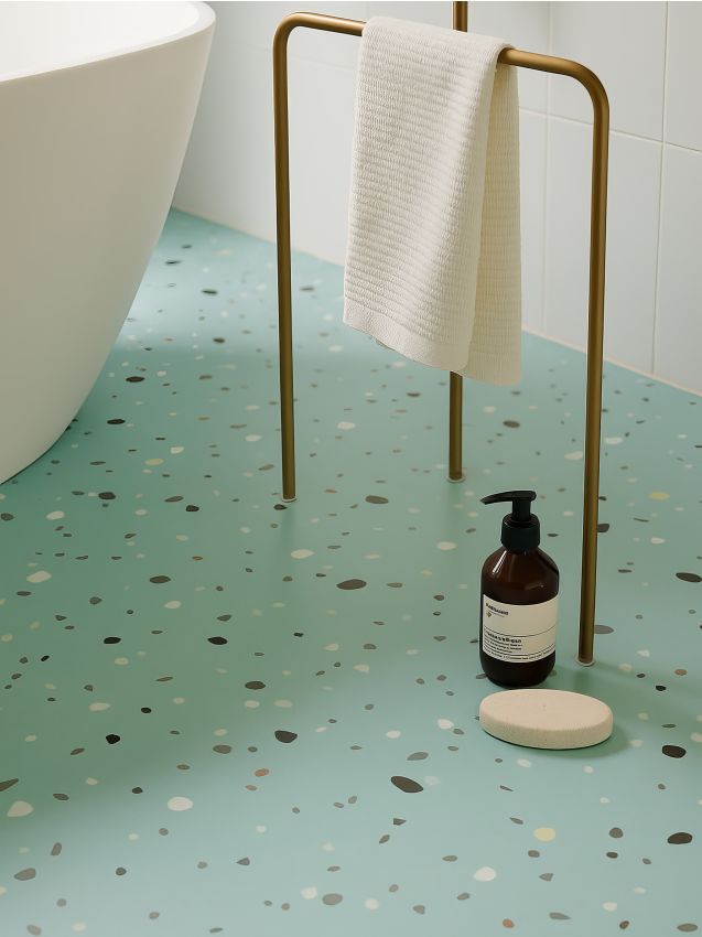 Sinsay - Samolepiace dlaždice, sada 4 kusov - bledozelená