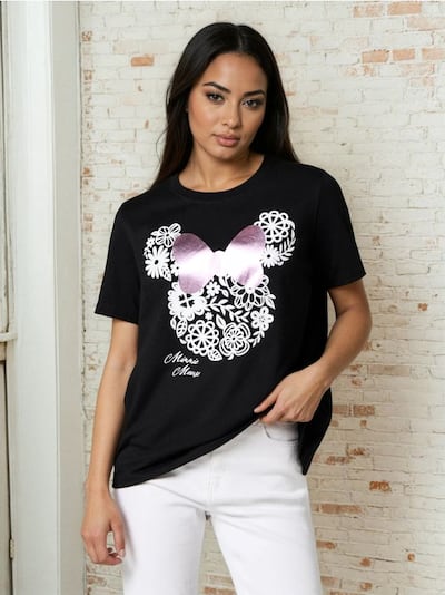 Pamučna majica sa printom Minnie Mouse