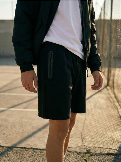 Σορτς με τσέπες με φερμουάρ