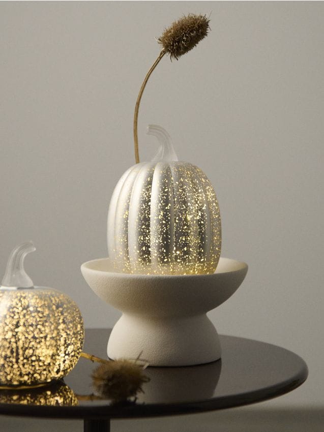 Sinsay - LED lampička v tvare tekvice - strieborná