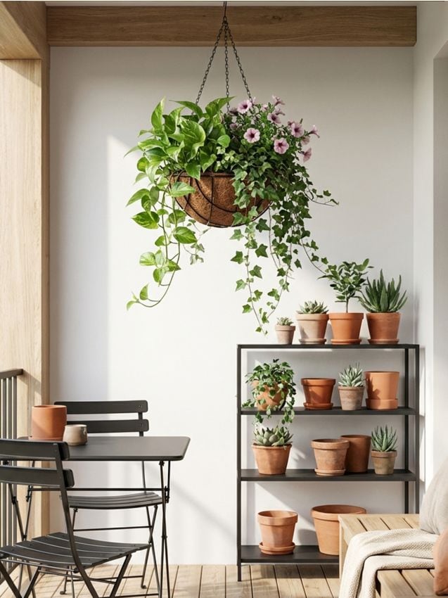 Sinsay - Ghiveci suspendat pentru grădină - negru