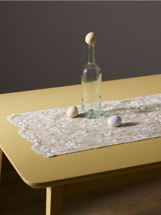 Sinsay - Napron de masă - alb