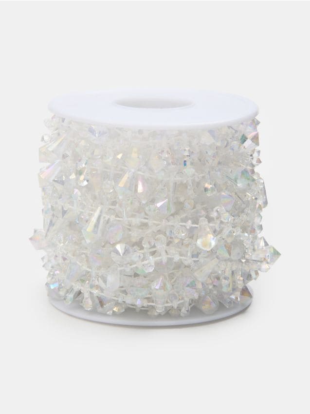 Sinsay - Ghirlandă decorativă cu mărgele irizate - clear