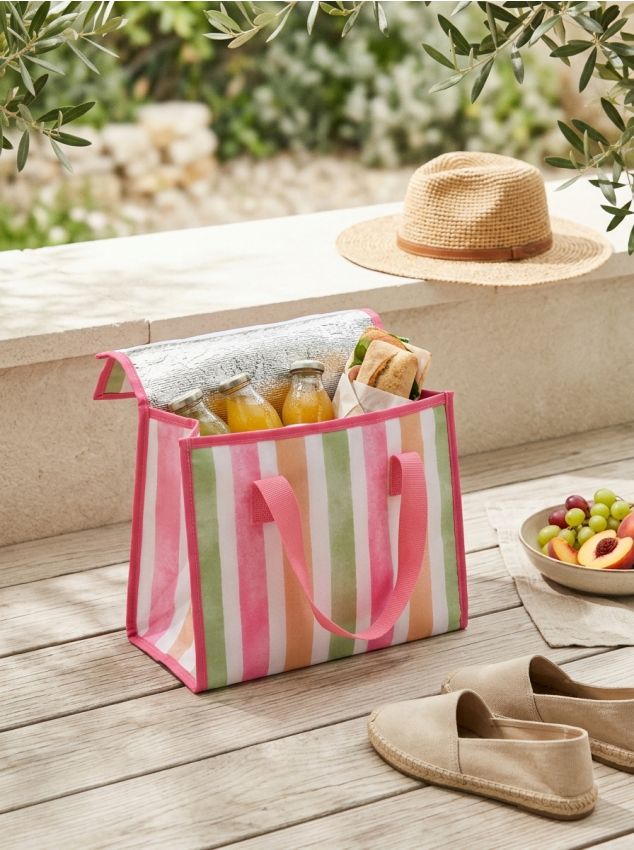 Sinsay - Geantă frigorifică cu dungi - multicolor