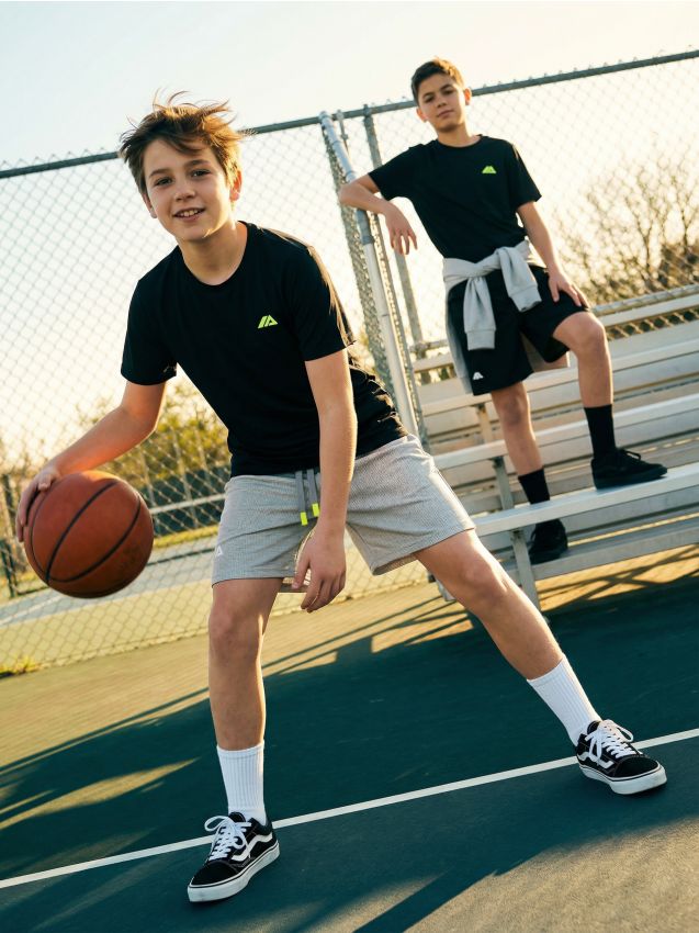 Sinsay - Set 2 pantaloni scurți sport Active - negru