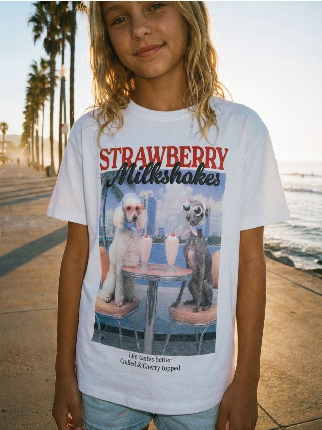 Sinsay - Tricou din bumbac cu mânecă scurtă - alb