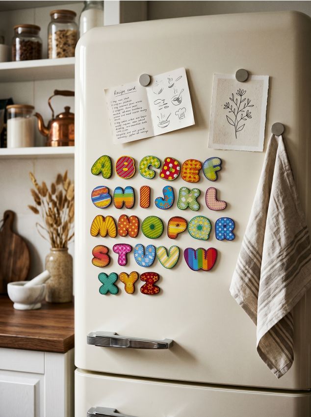 Sinsay - Carte educațională magnetică cu litere - multicolor