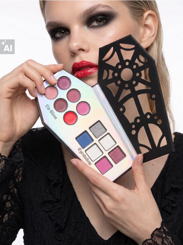 Sinsay - Paletă de farduri și gloss-uri de buze - multicolor