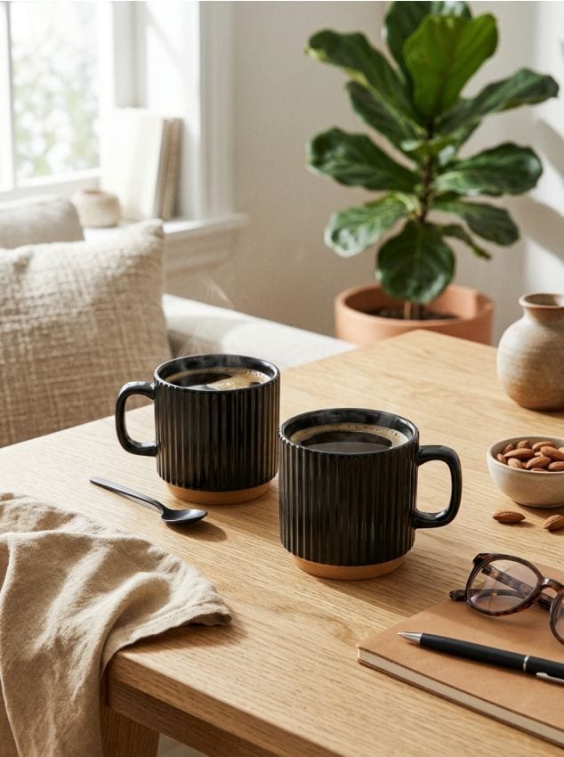 Sinsay - Căni cu striații – set de 2 - negru