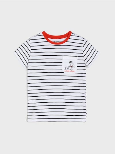Bombažna majica s črtami Le Petit Nicolas