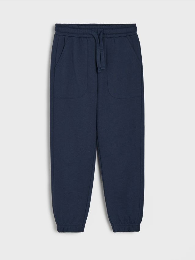 Sinsay - Pantaloni de trening loose jogger - bleumarin