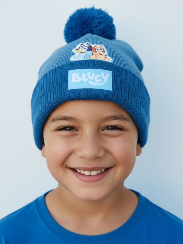Sinsay - Čiapka beanie Bluey - tmavomodrá
