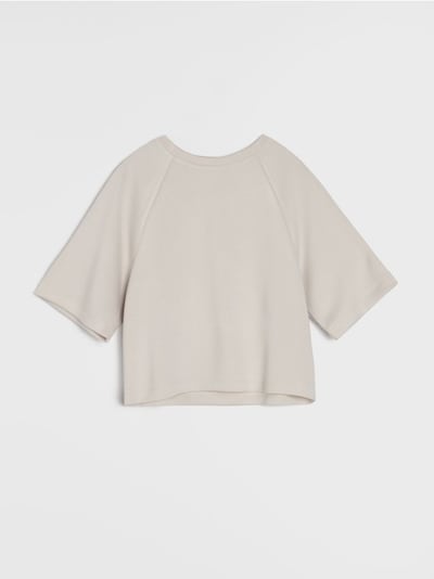 Bluza comfort z krótkim rękawem z dodatkiem wiskozy