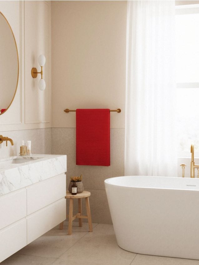 Sinsay - Prosop jacquard - roșu-aprins