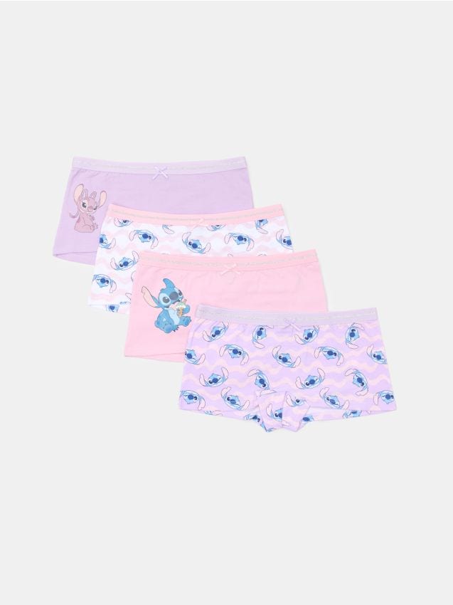 Sinsay - Set de 4 perechi de boxeri Stitch - multicolor
