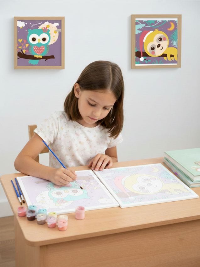 Sinsay - Sada na maľovanie podľa čísel 2 pack - viacfarebná