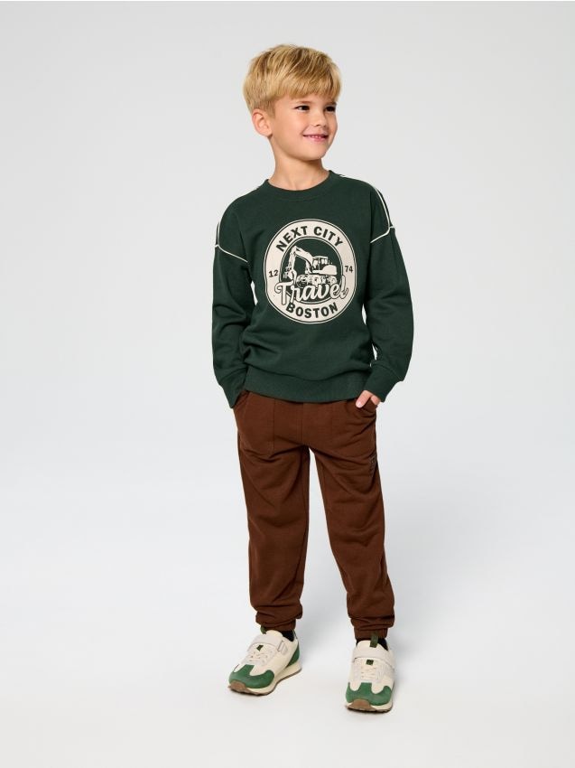 Sinsay - Pantaloni sport - maro