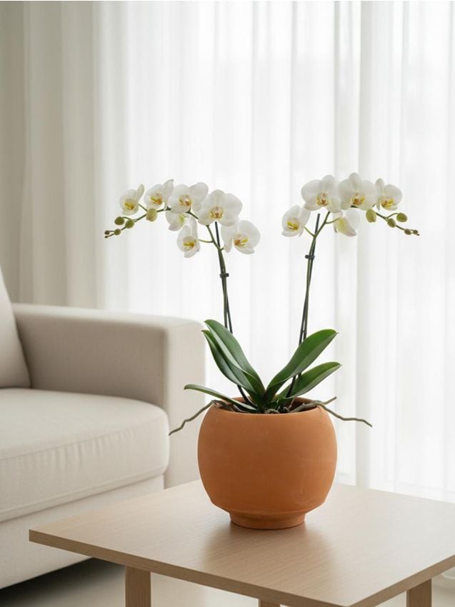 Sinsay - Ghiveci cu formă rotunjită - arămiu