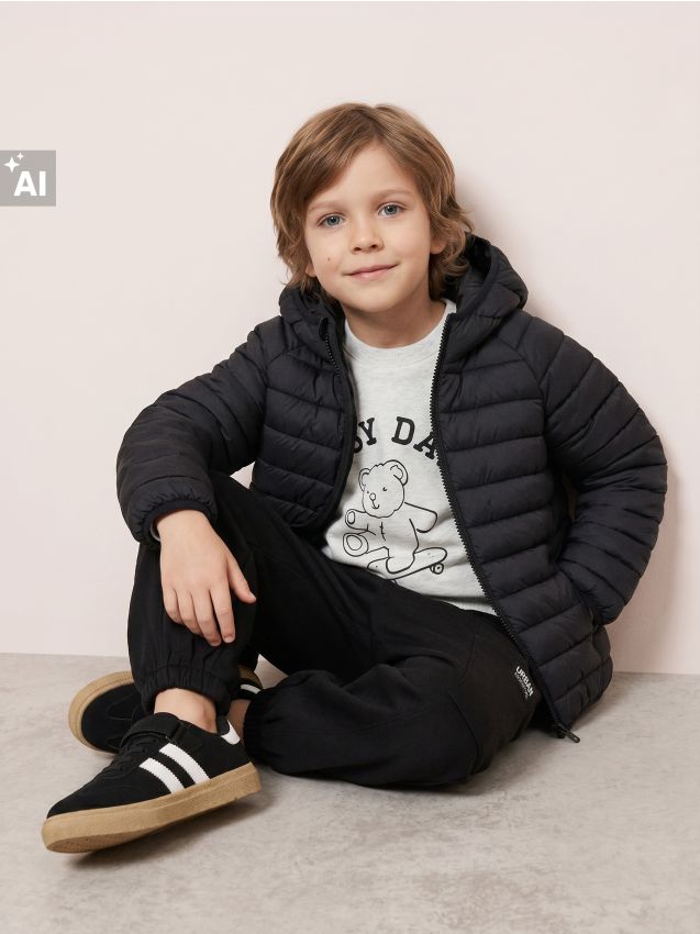 Sinsay - Pantaloni de trening balloon - negru