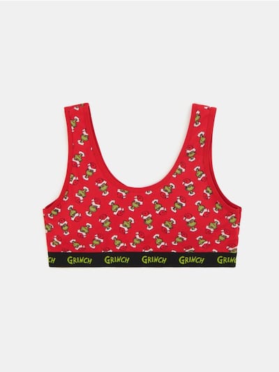 Gemustertes Top Grinch