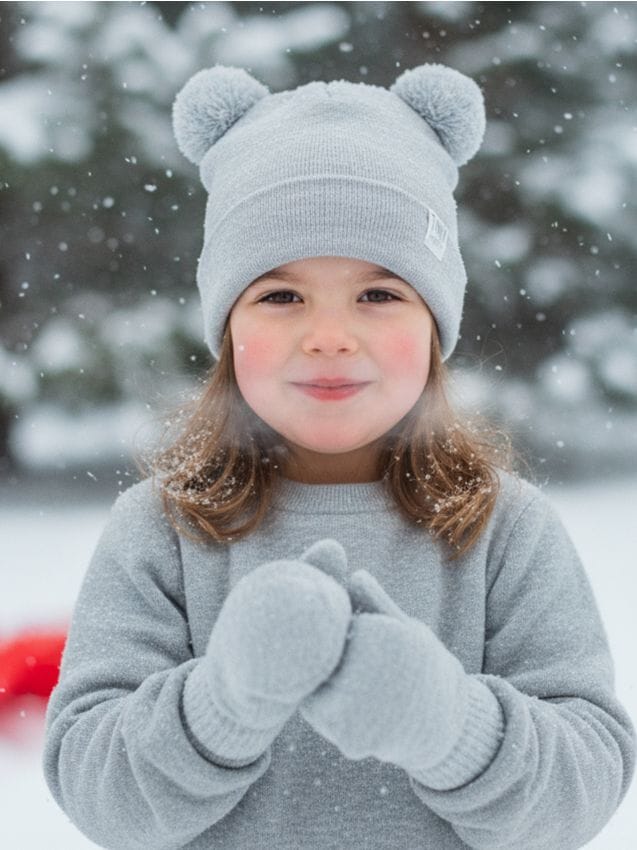 Sinsay - Súprava: Čiapka s rukavicami - svetlošedá