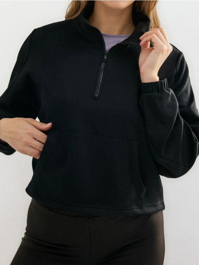 Sinsay - Bluza pullover - czarny