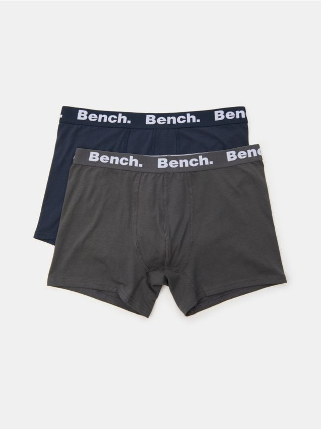Sinsay - Boxeri din bumbac cu inscripție Bench 2 pack - multicolor
