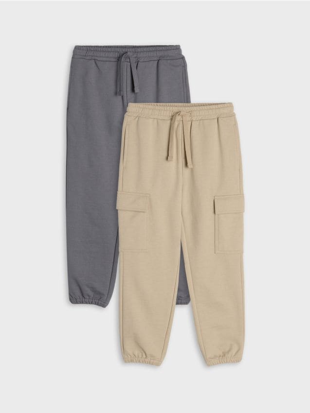 Sinsay - Pantaloni de trening loose jogger 2 pack - altele