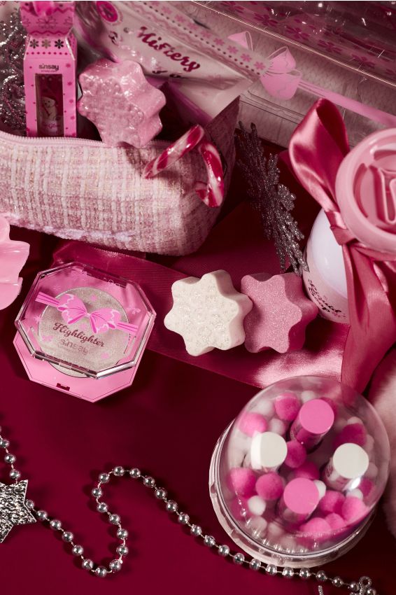 Sinsay - Bombe de baie cu parfum de caramel 6 bucăți - roz-pastel