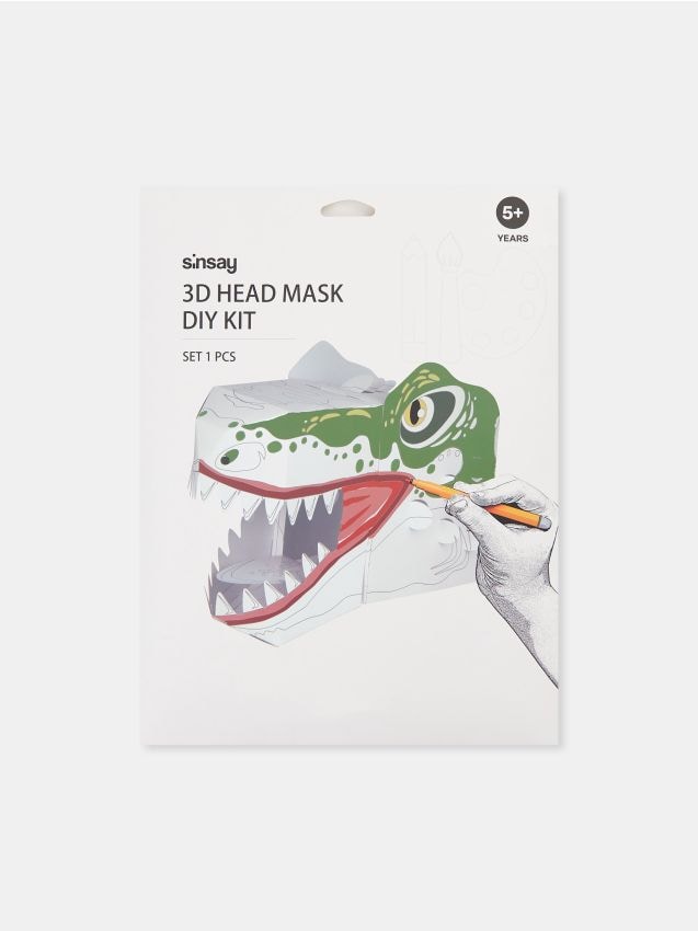 3D-Maske DIY-Set zum Ausmalen - SINSAY