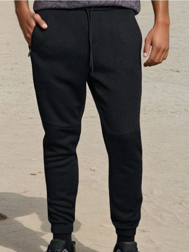 Sinsay - Pantaloni jogger - negru