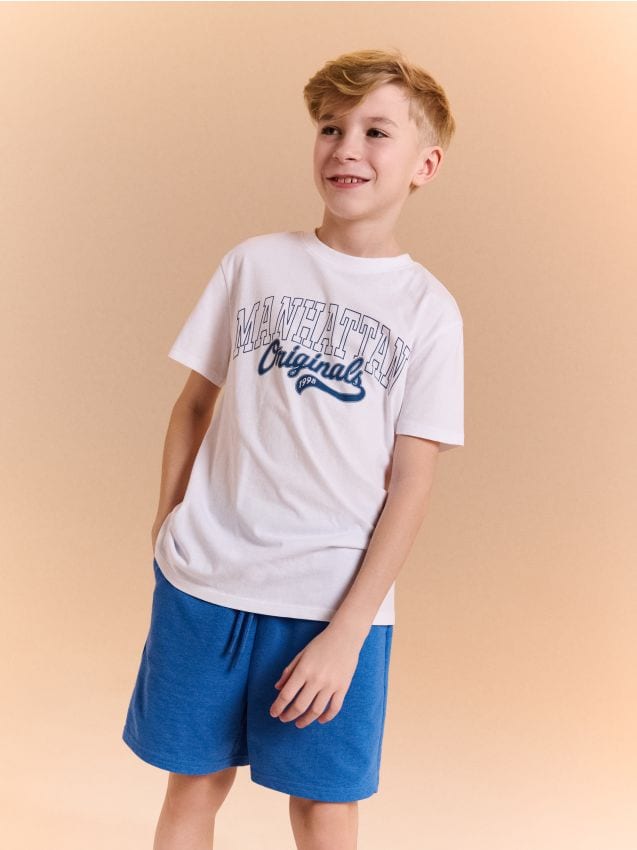 Sinsay - Set 2 pantaloni scurți de trening - albastru