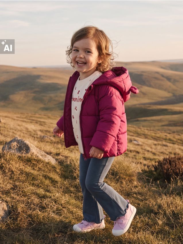 Sinsay - Prošivena puffer jakna s kapuljačom i 3D elementima