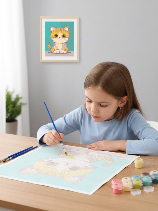 Sinsay - Sada na maľovanie podľa čísel - viacfarebná