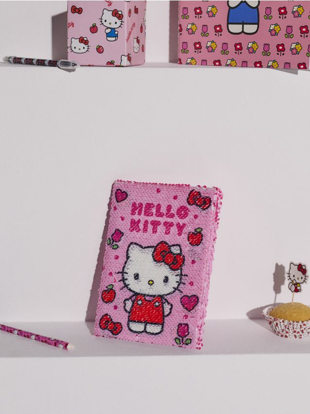 Notes z cekinami Hello Kitty - SINSAY