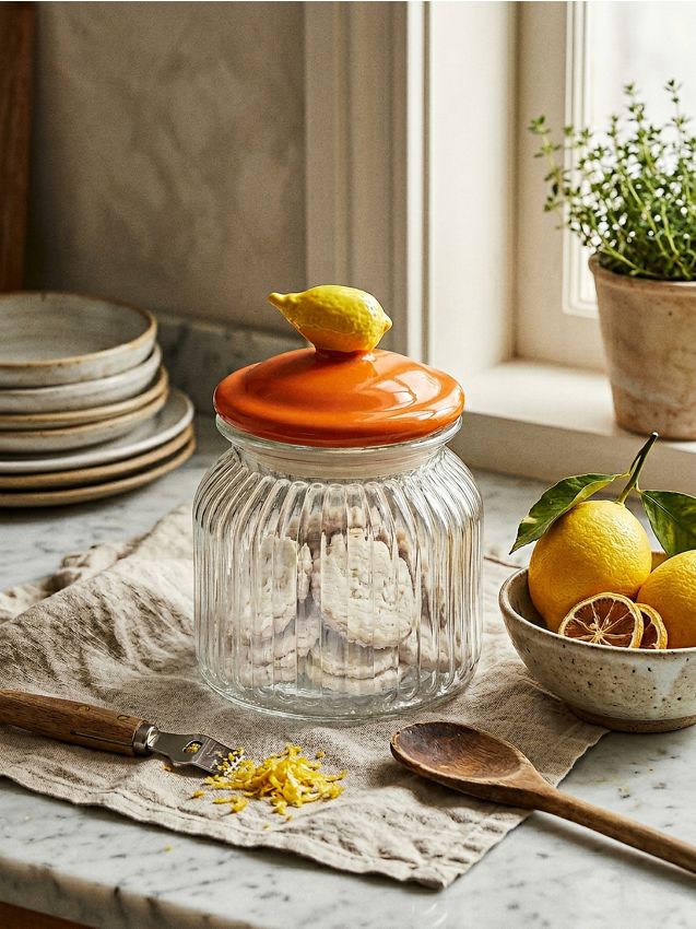 Sinsay - Borcan cu Capac - portocaliu