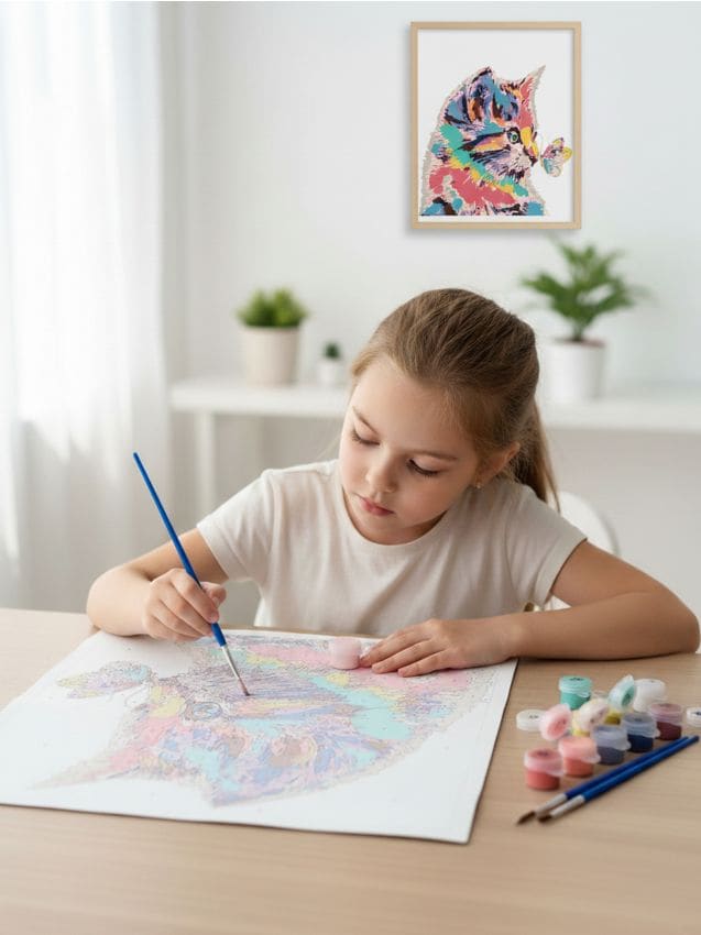 Sinsay - Sada na maľovanie podľa čísel - viacfarebná